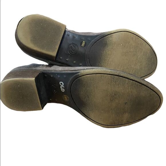 Lucky Brand | Tan Brenon Double Side Zip Ankle Boots  Booties | 8.5 - Picture 7 of 8